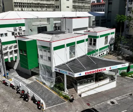 Hospital Governador Celso Ramos, representando os sete hospitais que estão entre os 100 melhores do país