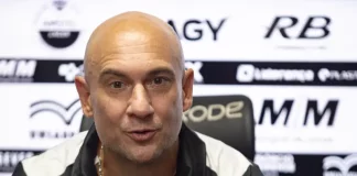 Márcio Zanardi, novo técnico do Figueirense, durante coletiva de imprensa após assumir o comando do time catarinense.