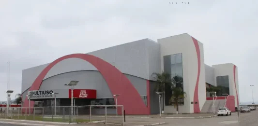 Centro Multiuso onde acontecerá a Colônia de Férias