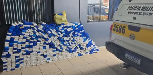 Apreensões de maconha crescem mais de 130% nas rodovias de SC em 2025 Tabletes de maconha apreendidos pela Polícia Militar Rodoviária durante operações de apreensões realizadas nas rodovias de Santa Catarina.