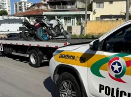 motos furtadas recuperadas em São José