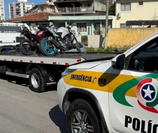 motos furtadas recuperadas em São José