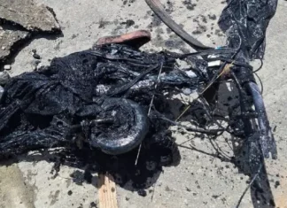 Bicicleta descartada em galeria pluvial agravava alagamentos em São José Bicicleta descartada em galeria pluvial de São José agravava alagamentos na cidade