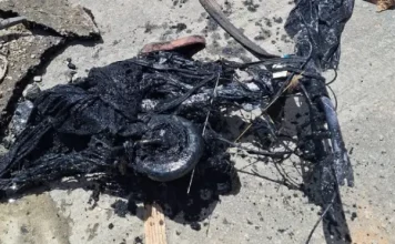 Bicicleta descartada em galeria pluvial agravava alagamentos em São José Bicicleta descartada em galeria pluvial de São José agravava alagamentos na cidade