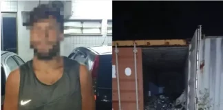 Homem preso pela Guarda Municipal de São José por furto no almoxarifado da Prefeitura