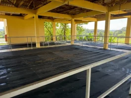 Sistema de reaproveitamento da chuva no presídio de Chapecó