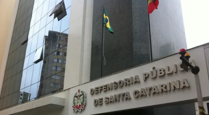 Entrada do Prédio da Defensoria Pública de Santa Catarina
