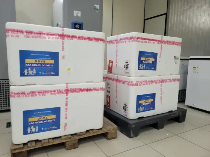 Doses de nirsevimabe recebido pela Secretaria da Saúde de SC