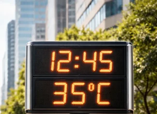 Calor acima de 35°C e risco de temporais isolados em várias regiões de Santa Catarina Imagem gerada por IA / OpenAI (DALL·E), indicando calor de 35º