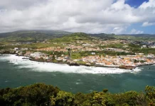 Vista aérea de São José para simbolizar São José SC 276 anos