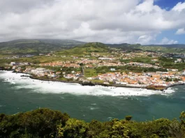 Vista aérea de São José para simbolizar São José SC 276 anos