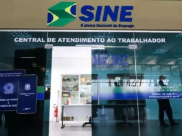 Unidade do Sine SC com central de atendimento ao trabalhador que oferece encaminhamento para vagas de emprego em Santa Catarina.