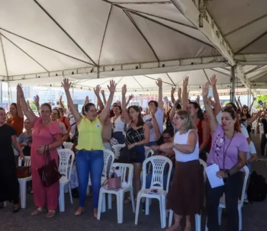 Servidores em Assembleia Geral do Sintram-SJ
