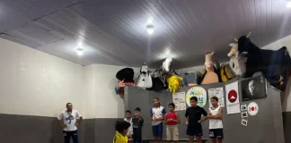 Alunos do Programa Bairro Educador