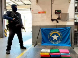 Pacotes de cocaína apreendidas pela Receita Federal