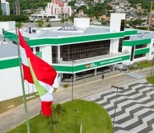 Centro Administrativo, onde os recursos do orçamento de Santa Catarina são administrados