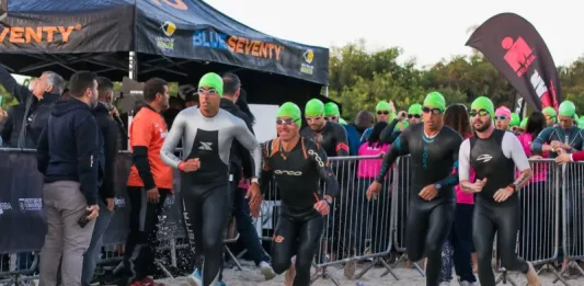 Florianópolis recebe 24ª edição do IRONMAN Brasil neste domingo (31) Atletas participando do IRONMAN Brasil