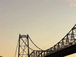 Foto da Ponte Hercílio Luz
