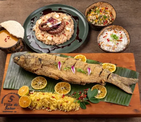 Rota Gastronômica da Tainha movimenta turismo e cultura em Bombinhas Foto de prato de tainha da Rota Gastronomica da Tainha