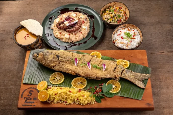 Rota gastronomica da tainha Foto de prato de tainha da Rota Gastronomica da Tainha