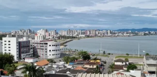 Foto aerea de São José, representando o avanço na implantação da Cidade inteligente