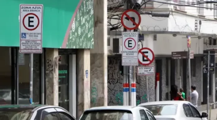 Vagas de estacionamento da Zona Azul de Florianópolis