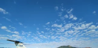 Avião saiu da pista durante aterrisagem no Aeroclube em São José