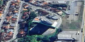 amplo terreno para leilão em Brusque