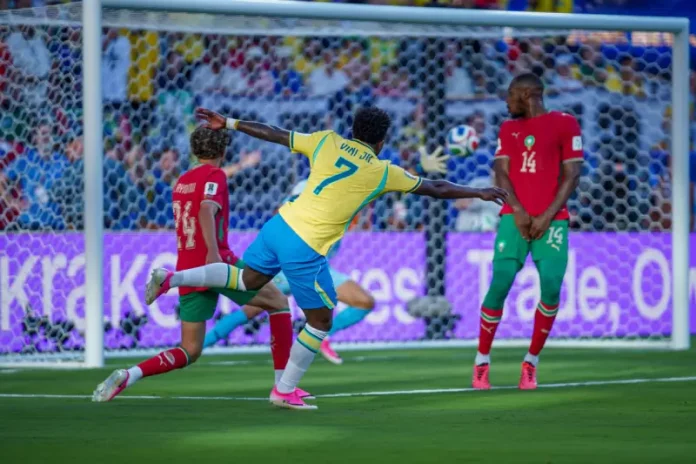 BrasilXMarrocos Brasil e Marrocos em campo pela copa do mundo de 2026
