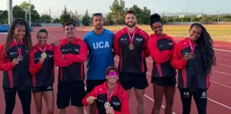 Atletas de São José participaram das competições de atletismo em Portugal