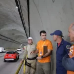 Defesa Civil prepara simulado de emergência com produto perigoso no Túnel Antonieta de Barros Agentes da Defesa Civil e Polícia Militar em visita ao Túnel Antonieta de Barros para prepração do simulado de emergência com produto perigoso