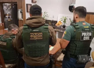 Agentes do GAECO durante Operação Pão e Circo