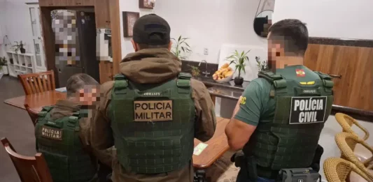 Agentes do GAECO durante Operação Pão e Circo