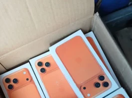 Foto de celulares apreendidos pela PRF em Itapema