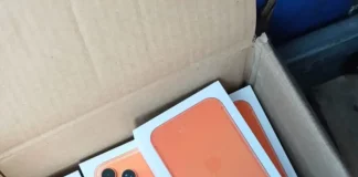 Foto de celulares apreendidos pela PRF em Itapema