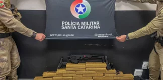 Drogas apreendidas pela Polícia Militar no Norte da Ilha