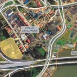 Bens públicos avaliados em R$ 175 milhões vão a leilão na Grande Florianópolis nesta quinta (30) Mapa de terreno colocado a venda em Leilão de bens públicos na Grande Florianópolis