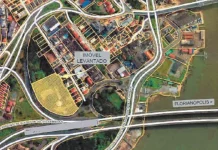 Mapa de terreno colocado a venda em Leilão de bens públicos na Grande Florianópolis