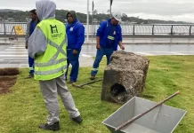 Florianópolis encontra vestígios da antiga Estação Radiotelegráfica da Lagoa da Conceição Foto do achado arqueológico na Lagoa da Conceição