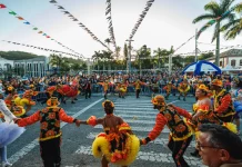 Arraiá da Freguesia terá shows, quadrilhas e atrações culturais em São José Grupo se apresentando no Arraiá da Freguesia em São José