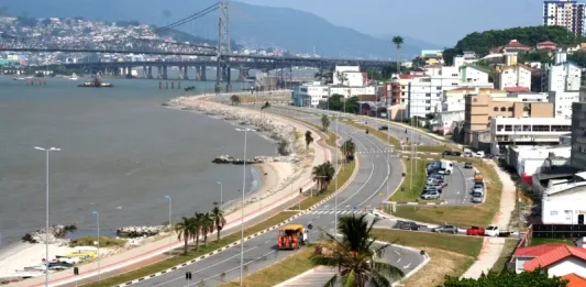 Corrida Verde altera o trânsito na Beira-Mar Continental neste domingo Foto da Av. Beira-Mar Continental