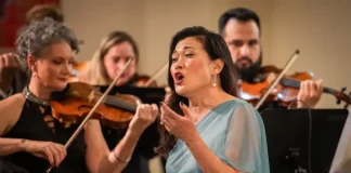 Camerata Florianópolis em apresentação no palco