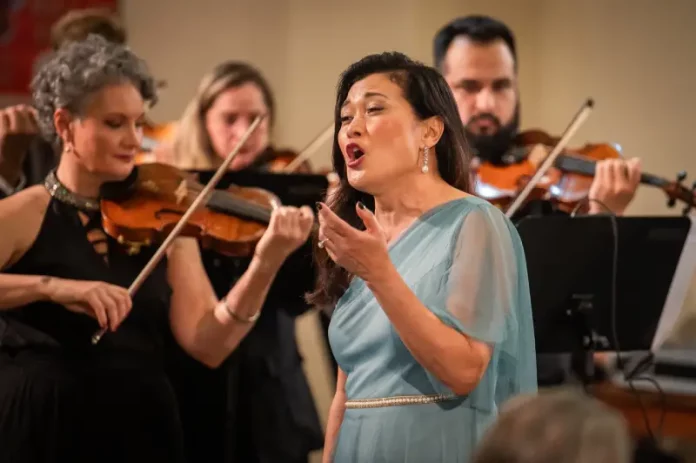 Camerata Florianópolis em apresentação no palco