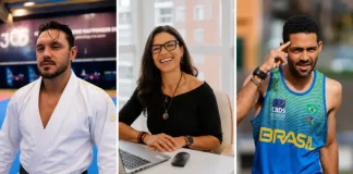 Douglas Brose, Larissa Juk e Diogo Trindade participarão do Encontro de Campeões em São José