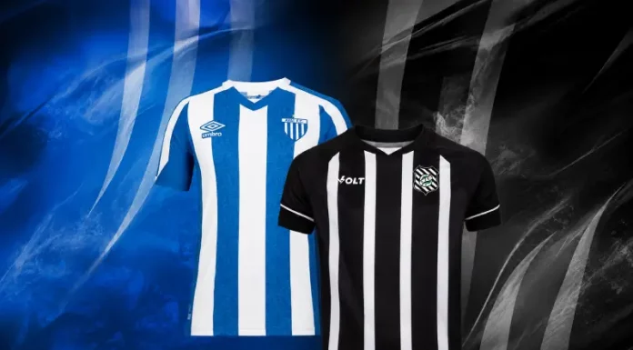 Foto das camisetas do Avaí e Figueirense que serão sorteadas na campanha solidária pela Casa Lar Luz do Caminho
