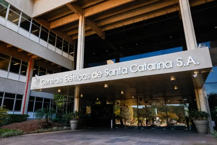 Celesc Foto da entrada principal da Celesc