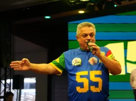 João Rodrigues cumpre agenda de campanha em São José e Florianópolis nesta quarta-feira João Rodrigues falando durante evento