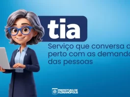 Florianópolis lança Tia, nova IA para facilitar acesso a serviços públicos Imagem da atendente virtual TIA da Prefeitura de Florianópolis
