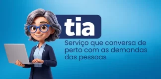 Imagem da atendente virtual TIA da Prefeitura de Florianópolis