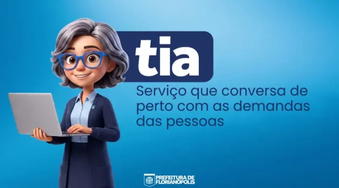Florianópolis lança Tia, nova IA para facilitar acesso a serviços públicos Imagem da atendente virtual TIA da Prefeitura de Florianópolis